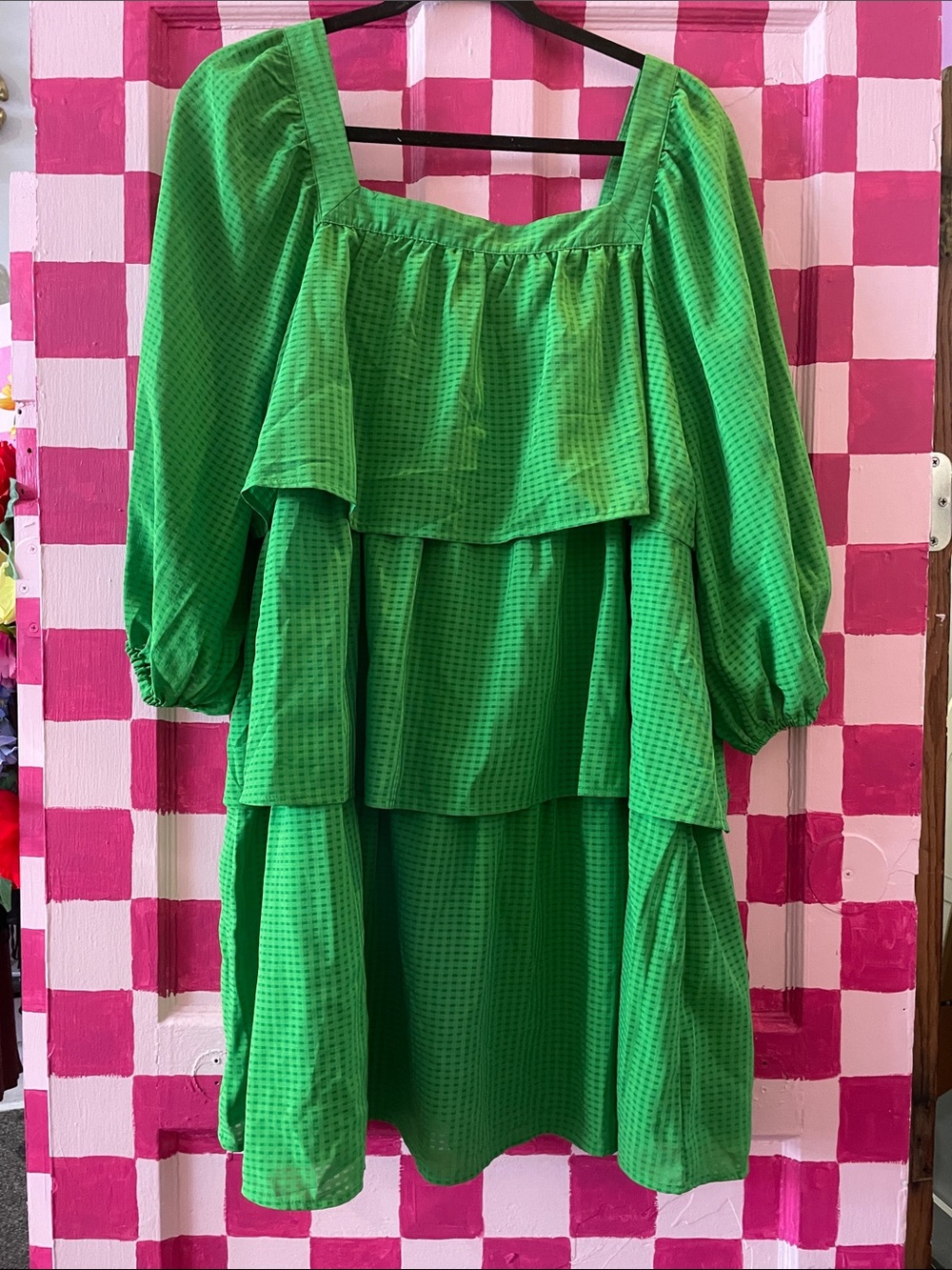 Who What Wear green dress